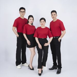 Mẫu Đồng Phục Công Ty Màu Đỏ