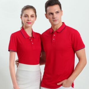 Áo Thun Polo Màu Đỏ Trơn AP03