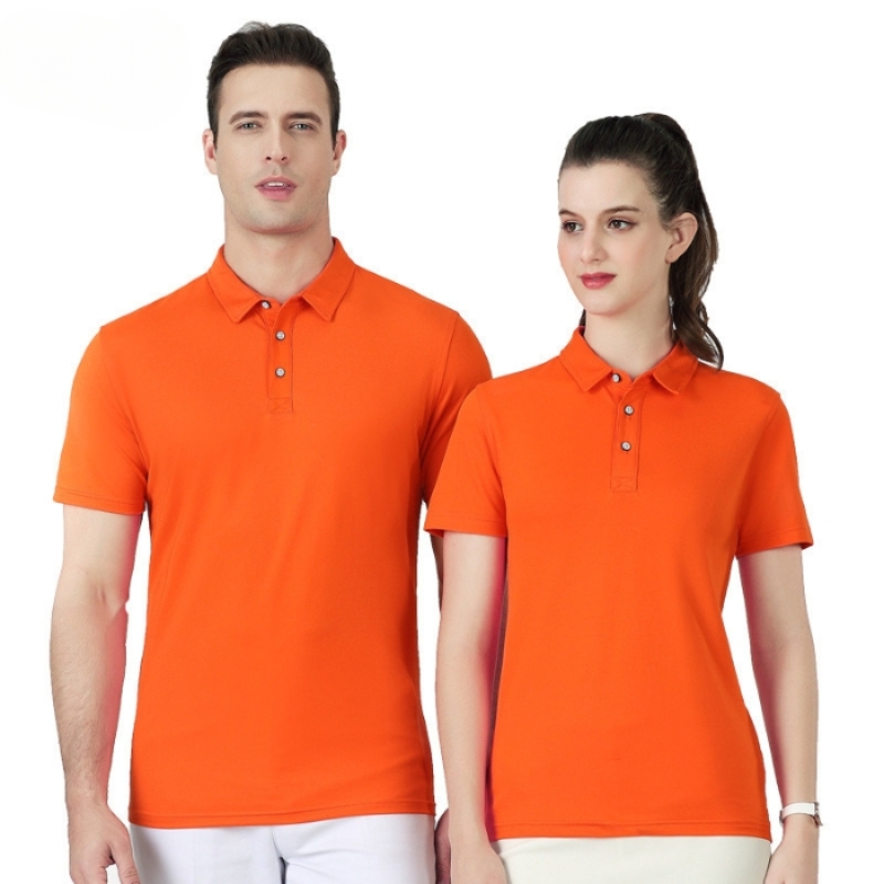 Áo Thun Polo Màu Cam Trơn AP02